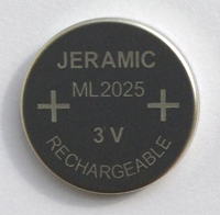 ML2025   3V可充电扣式电池